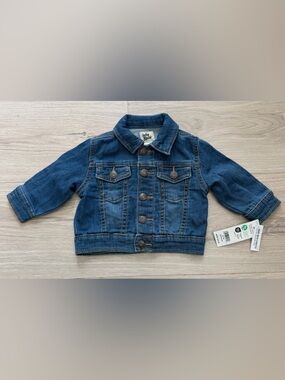 OshKosh B'gosh Dark Blue Denim Jacket with Button Front